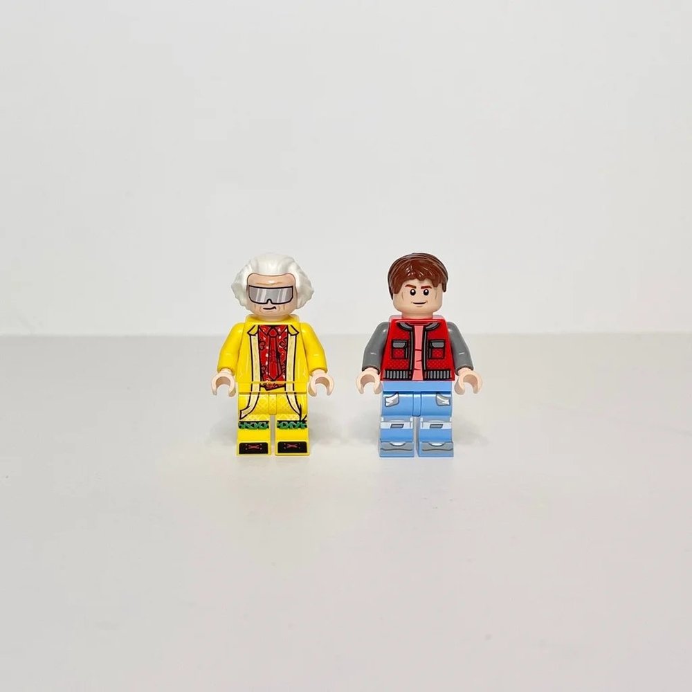 Lego Back to the Future Doc Brown and Marty McFly